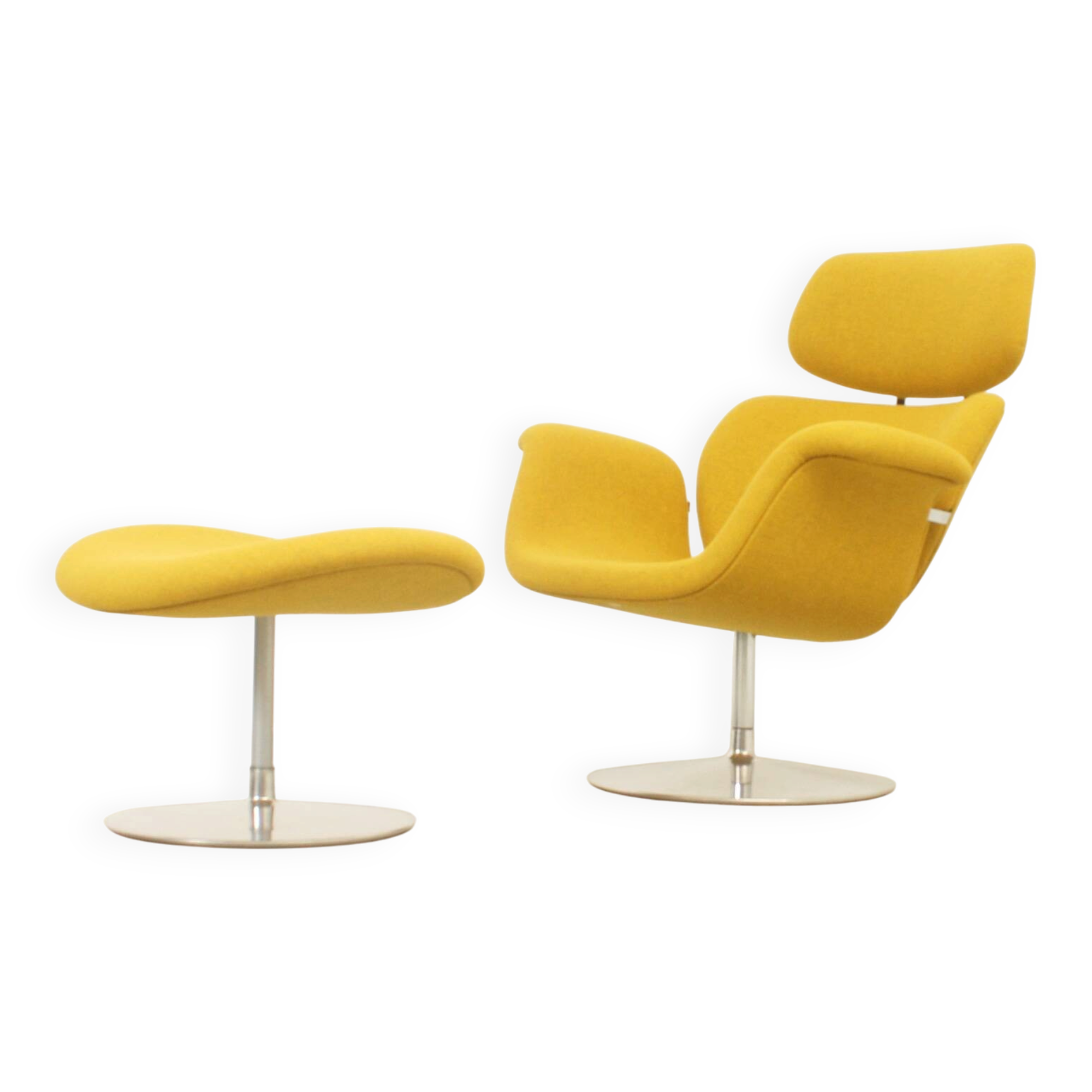Fauteuil et pouf Big Tulip par Pierre Paulin pour Artifort