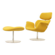 Fauteuil et pouf Big Tulip par Pierre Paulin pour Artifort