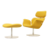 Fauteuil et pouf Big Tulip par Pierre Paulin pour Artifort