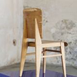 2 chaises Tout-bois attribué à Vauconsant 1941