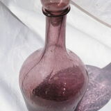 Carafe en verre bullé de Biot ou La Rochère