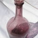 Carafe en verre bullé de Biot ou La Rochère