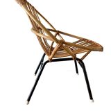 Fauteuil rotin par Rohe Noordwolde