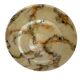 Art Deco pendant light in amber marble glass