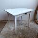 Desk table in its original white