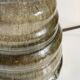 Vintage handmade stoneware geometric lamp