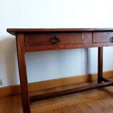 Farmhouse table or desk stamped circa 1920