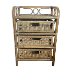 Chiffonnier en rotin