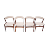 Dining chairs, T21 Fire model, Korup Stolefabrik, Denmark, 1960s