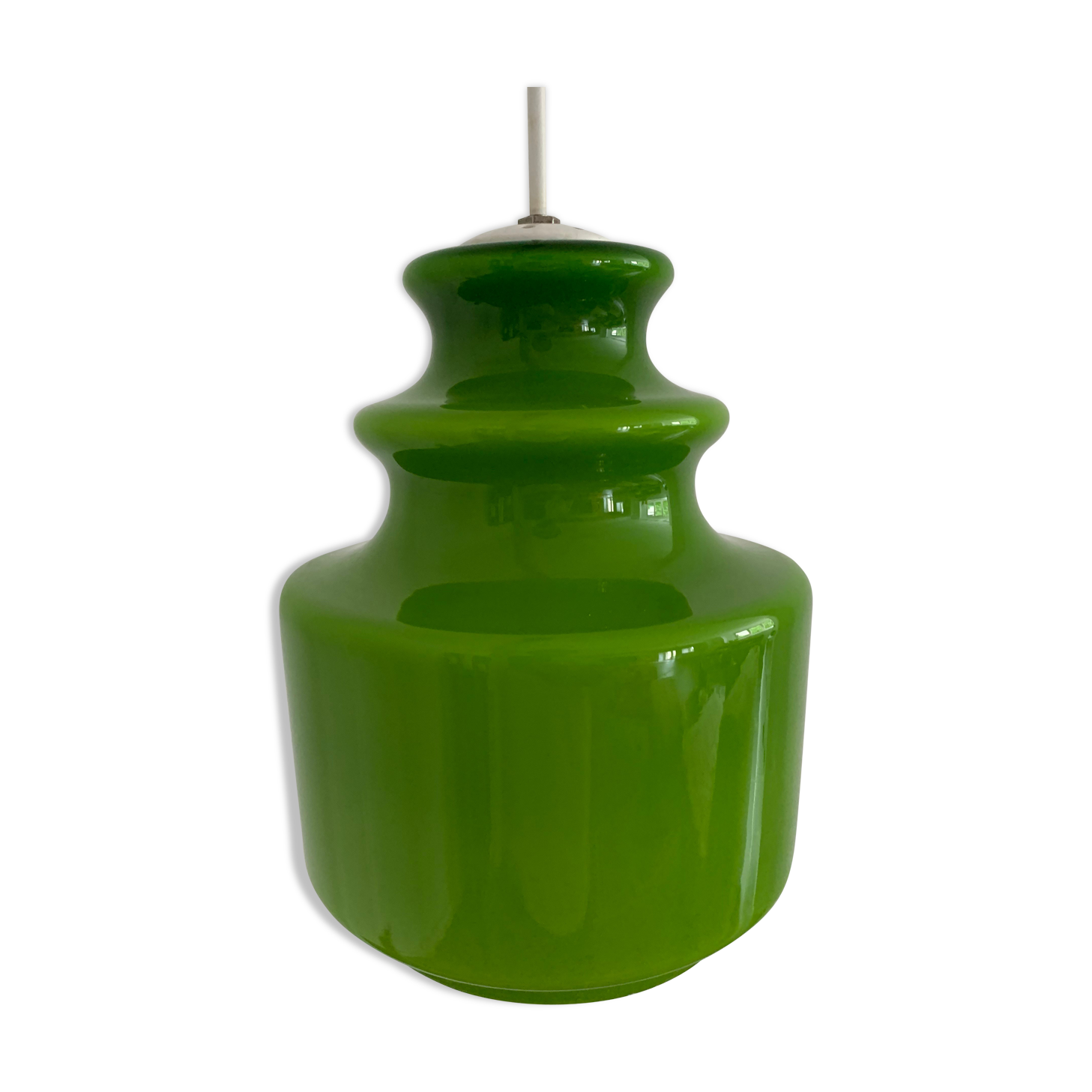 Vintage opaline suspension