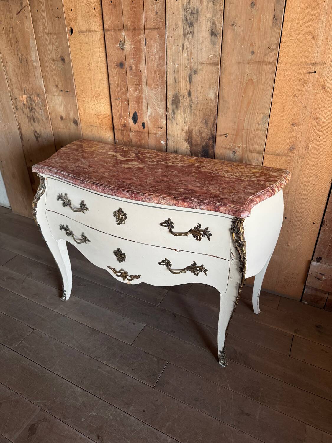 Louis XV style chest of drawers stamped Delorme