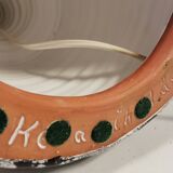 Large floor/table lamp in ceramic, from Danish Dissing ceramic