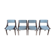 Set of four "skoczek" or "ski-jumper" chairs Poland 1965