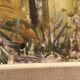 Original Swedish Oil On Canvas – “Landscape” By Arvid Herbert