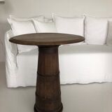 Old oak side table