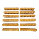 Braided effect ceramic knife holders, 1950s