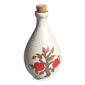 Ceramic bottle with cork stopper