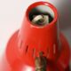 Gemi red Scandinavian table lamp, 1960s
