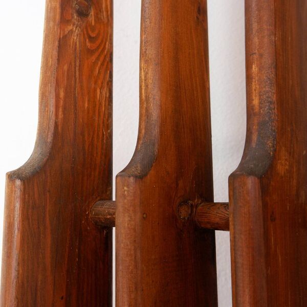 Vintage wood room divider - 1960s