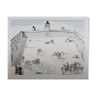 Salvador DALI: Tienta - Place in Spain, signed lithograph - 1983