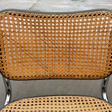 Cesca design chair b32 model in black and chrome