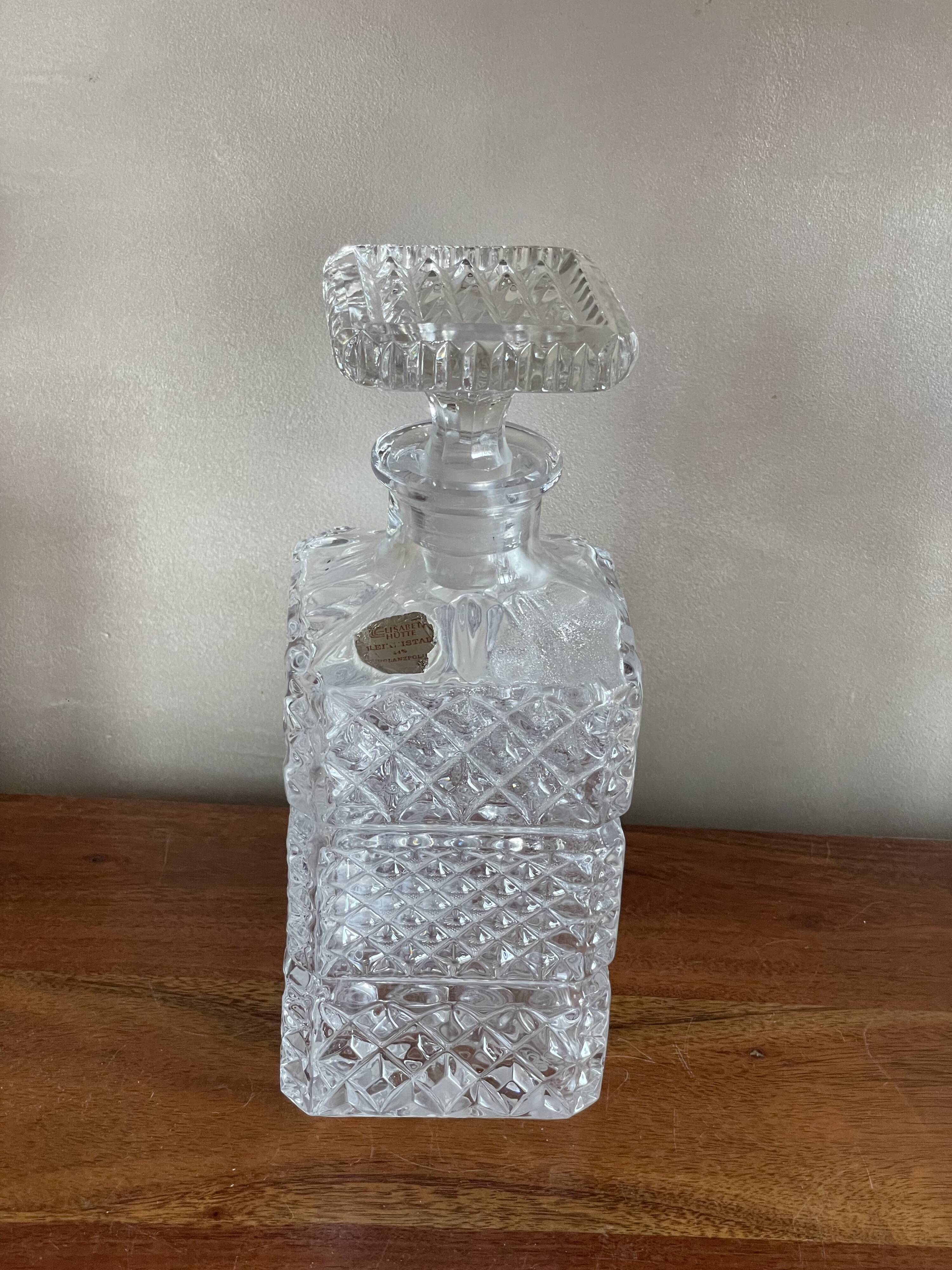 Carafe à whisky en cristal