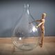 Demijohn 10L transparent round
