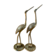 Pair of brass birds