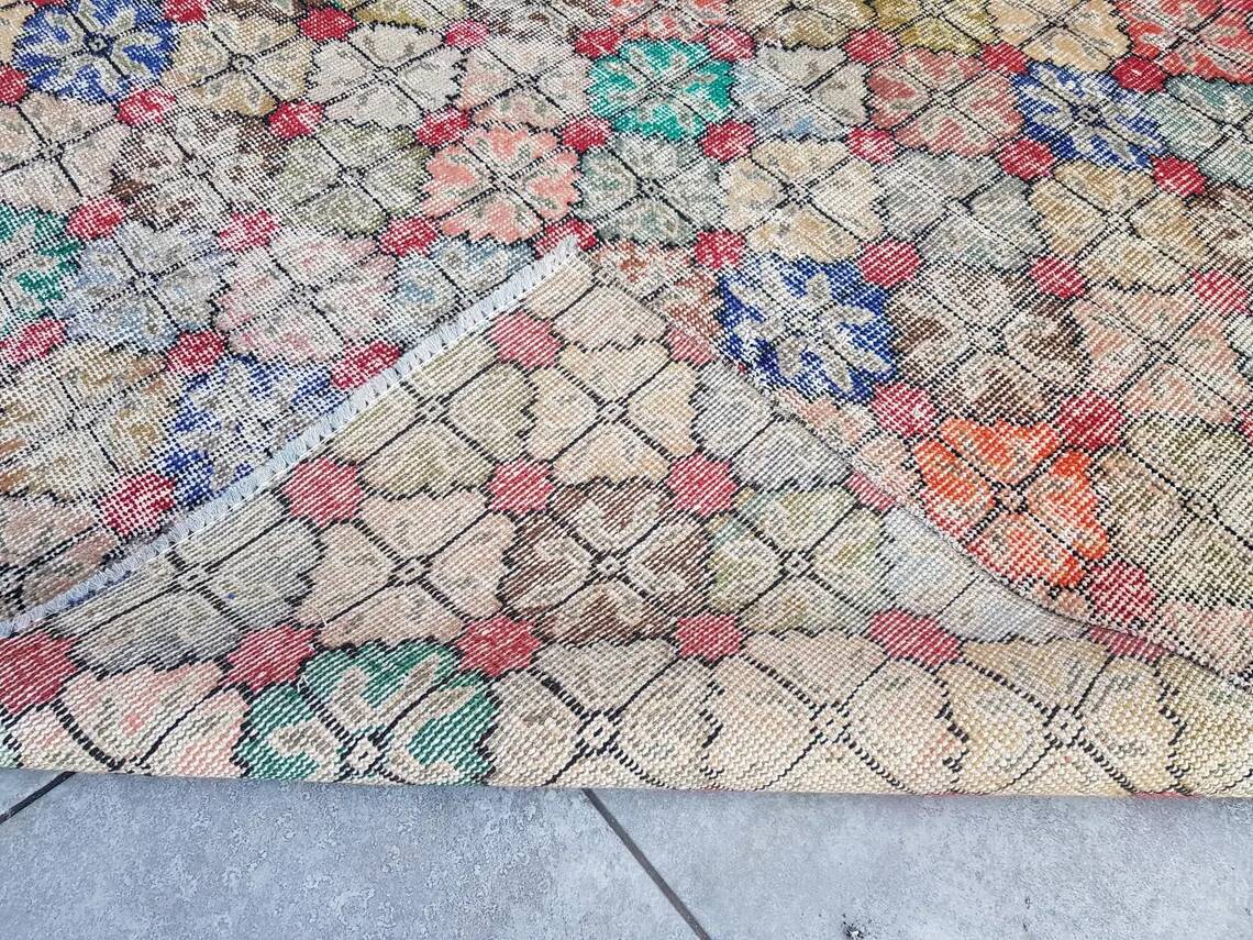 Geeometric Vintage Anatolian Rug sku 1081