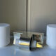 Scandinavian midcentury design bathroom light double sided