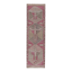 Vintage Turkish hallway rug 103x351 cm