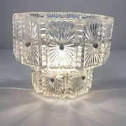3-light crystal lamp, Italy 1960