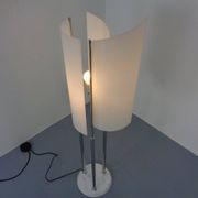 Arianna Floor Lamp in Marble and Handblown Glass by Bruno Gecchelin for Oluce, Italy, 1970s