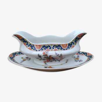 Sauciere en porcelaine de Limoges