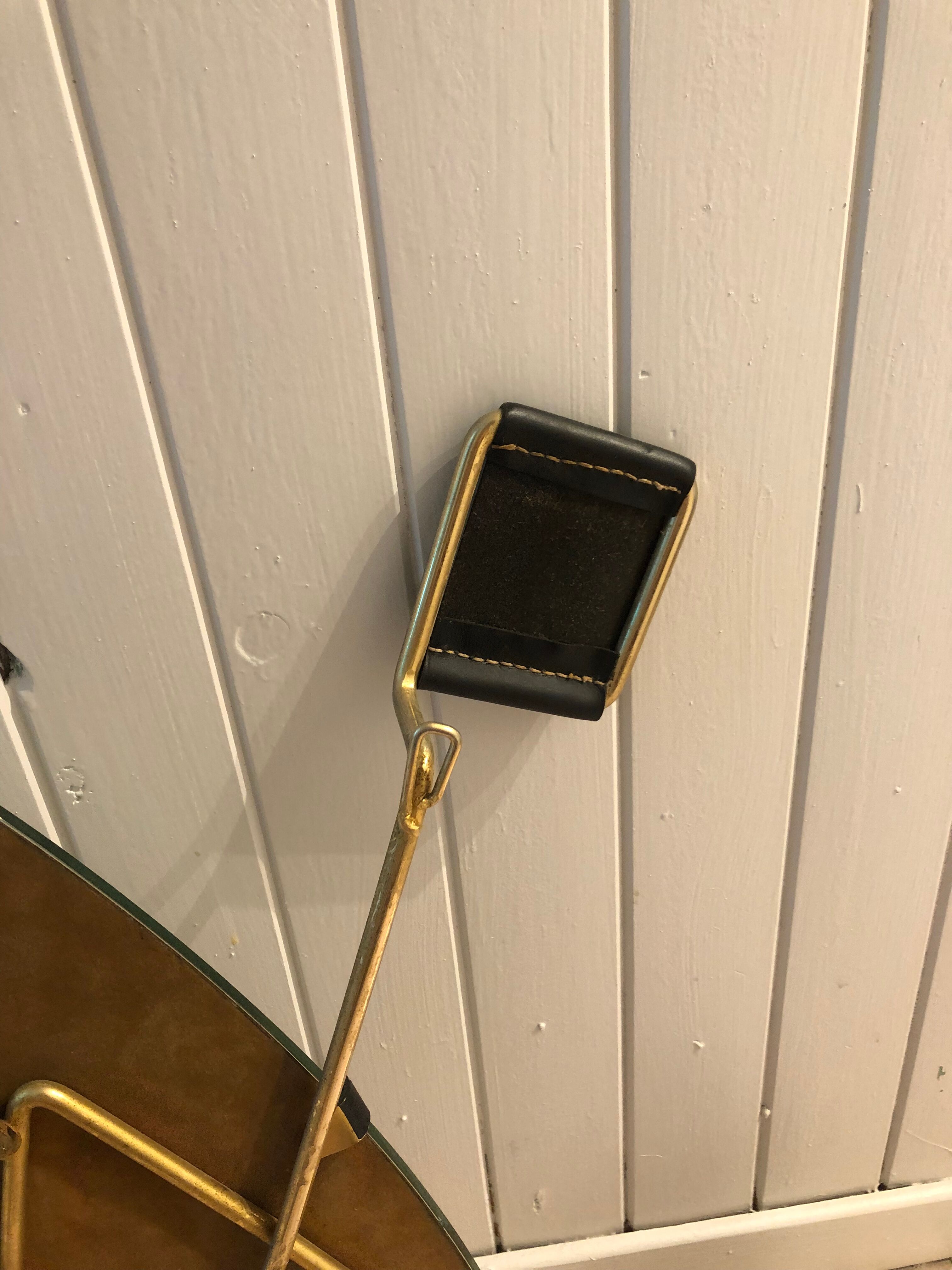 Miroir et portemanteau mural  vintage années 50