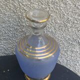 Liqueur set, Porto, consisting of a blue granite carafe and 6 glasses