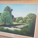 Old garden landscape painting