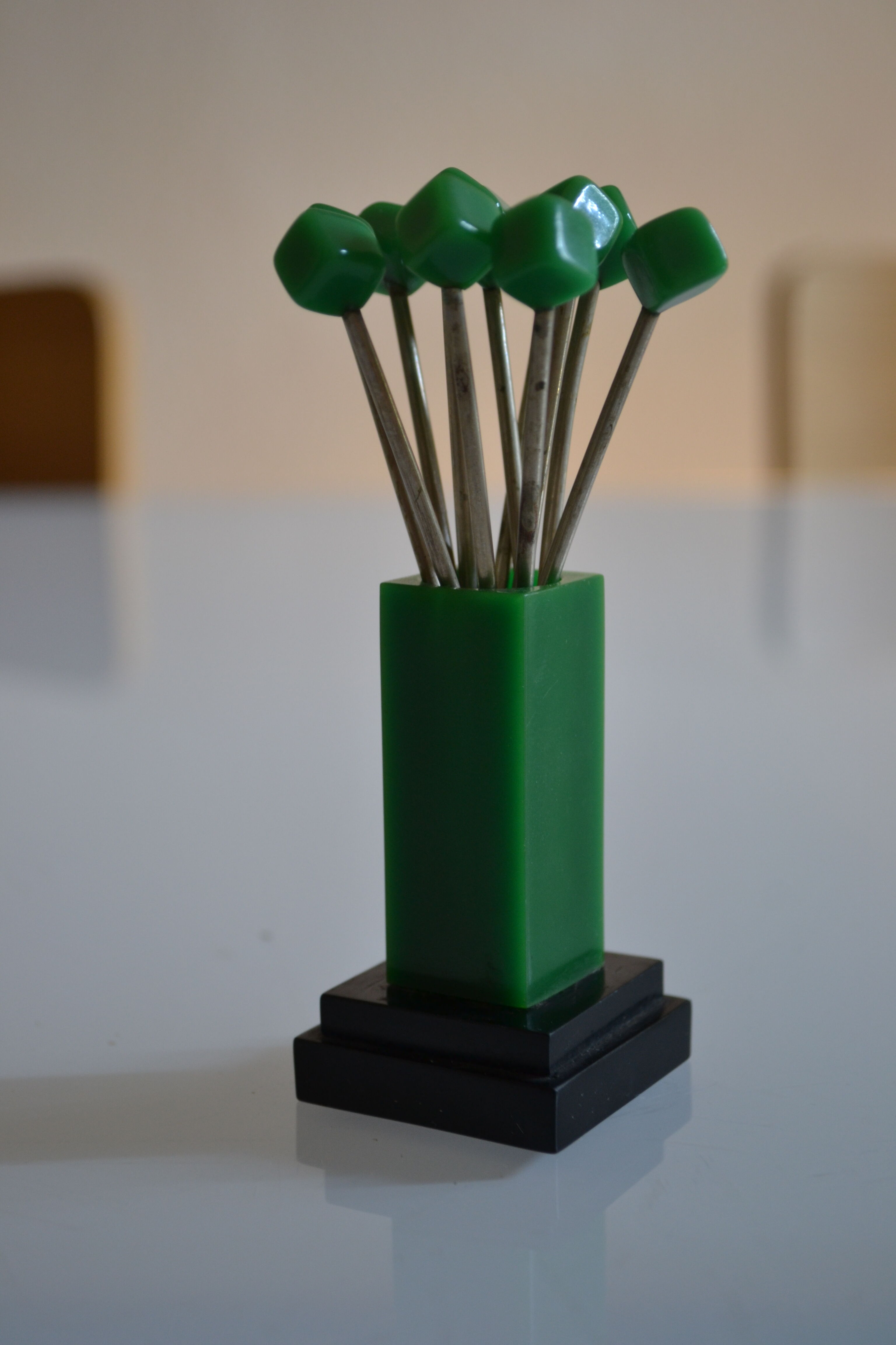 Set of 11 spades a aperitif epoque art deco in bakelite