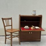 Petit secrétaire à abattant années 60 vintage