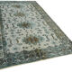 Handmade Hi-Low Pile Oriental 1980s 175 cm x 286 cm Blue Rug