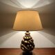 Wooden Hollywood Regency Table Lamp