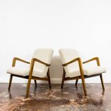 Pair of vintage 300-138 armchairs by Bystrzyckie Fabryki Mebli, 1960s