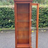 Vintage Louis Philippe solid wood display cabinet 180
