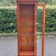 Vintage Louis Philippe solid wood display cabinet 180
