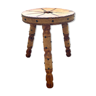 Vintage tripod stool