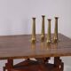 Set of 4 Hans Bølling Brass Candlesticks for Torben Ørskov, Denmark 1950s
