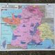 Old historical map Armand Colin The revolutionary France-Paris during the Revolution