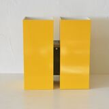 Pair of 60s minimalistic wall lights.