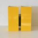 Pair of 60s minimalistic wall lights.