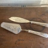 Lot de 2 couvert à service métal argenté
